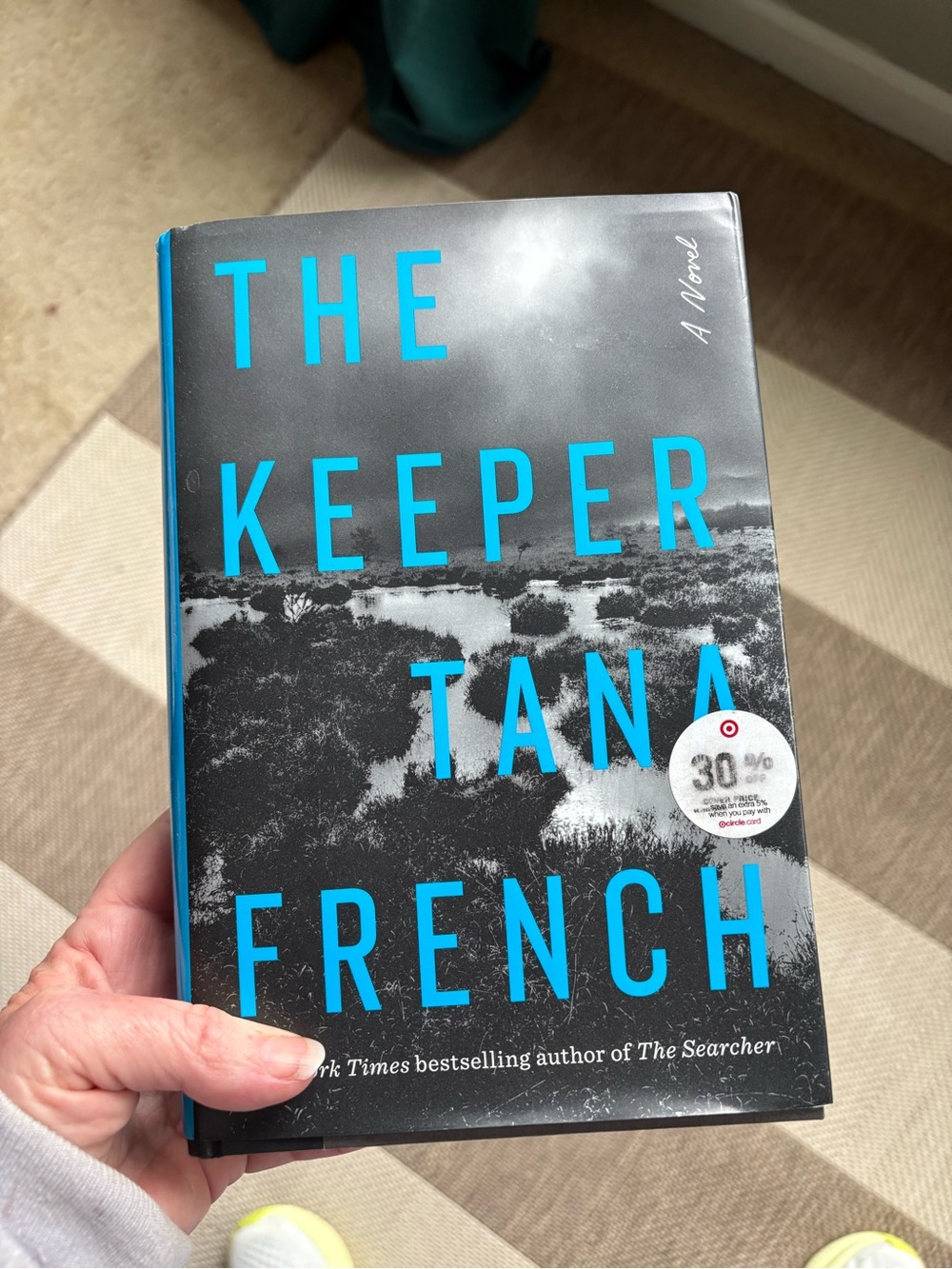 The Keeper by Tana French - Black & Teal Hardcover